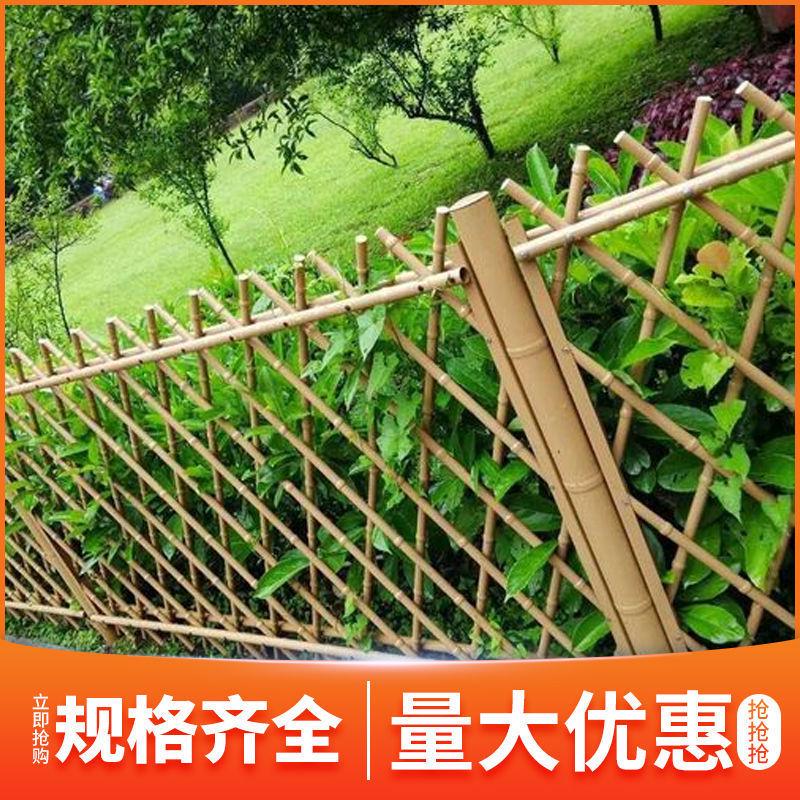 不锈钢仿竹护栏小区园林绿化篱笆仿木仿树藤栏杆河道水泥仿木栅栏