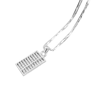 925纯银小算盘吊坠韩版甜美可爱男女生款情吕吊坠如意算盘银项坠