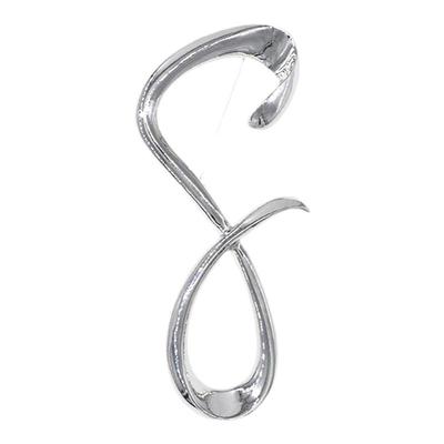 夸张金属女8字造型胸针