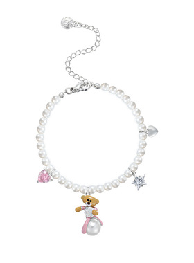 鱼头星星气质设计甜酷风时尚小熊珍珠手链女生手饰品轻奢礼物正品