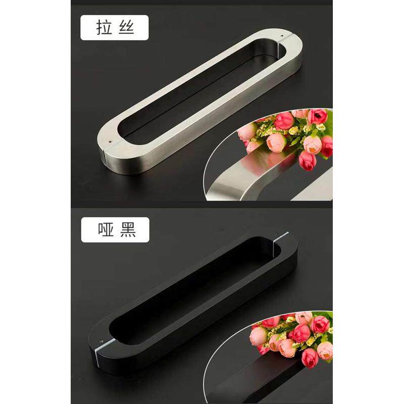 加厚不锈钢拉手玻璃门有框门木门豪华玫瑰金香槟金哑黑简约门把手