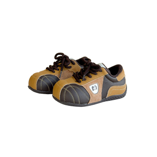 儿童丑萌运动鞋秋冬男女童胖头赛车鞋宝宝机能阿甘鞋二棉德训板鞋