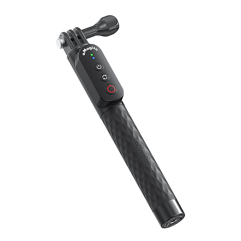 aMagisn阿迈蓝牙遥控自拍杆Insta360 X5隐形自拍杆GoPro手持延长杆运动相机支架配件