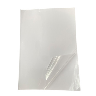 透明PVC不干胶A4激光UV打印纸标签5丝透明贴纸加涂层背胶自粘喷墨