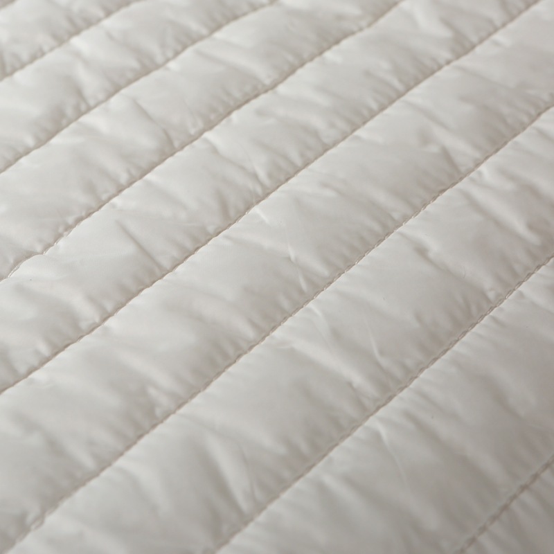 RPET再生300T涤塔夫绗布高档绗防风棉棉服滑雪服面料防水羽绒服绣