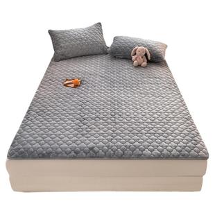 牛奶珊瑚绒床盖单件冬季加厚宿舍床褥垫加绒床单2025新款垫被褥子