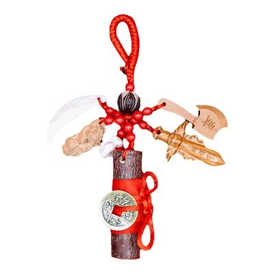 普陀山桃木剑狗牙挂件朱砂桃木棍