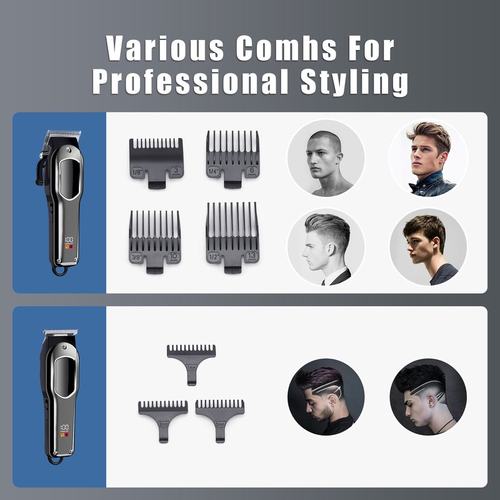 跨境新品电动理发器数显LED显示发廊多功能电电量理发器推数字