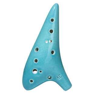 陶笛乐器12孔ac调初学者笛子小学生专用十二孔初学专业陶瓷中音c