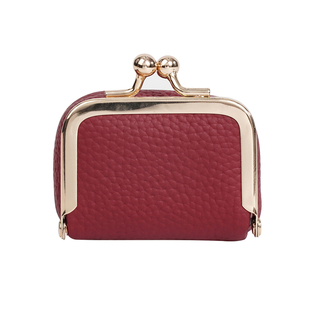 女士零钱包真皮迷你耳环戒指项链饰品盒高级感小巧硬币首饰包10