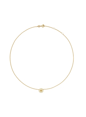 TORY BURCH 汤丽柏琦 KIRA 双T LOGO吊坠项链 90549