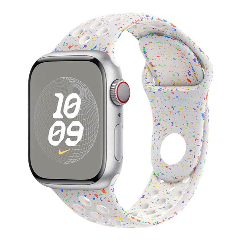 适用iwatch双色nike硅胶苹果表带