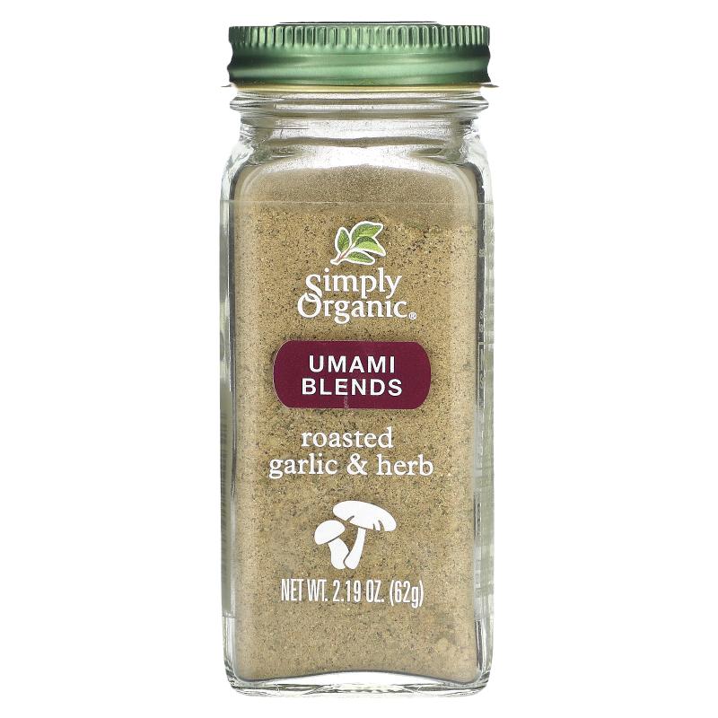 Simply Organic,鲜味混合物，烤大蒜和香草味，2.19 盎司（62 克