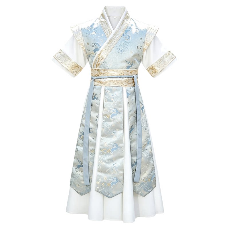 男童汉服唐装中国风古装少爷公子服2026新款夏季儿童国学服演出服