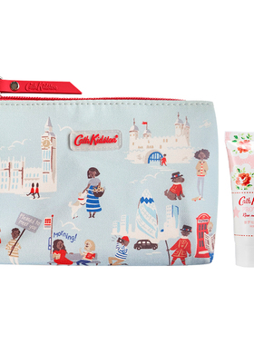 【U先体验】CathKidston英伦印花化妆包+香氛护手霜30g 多款