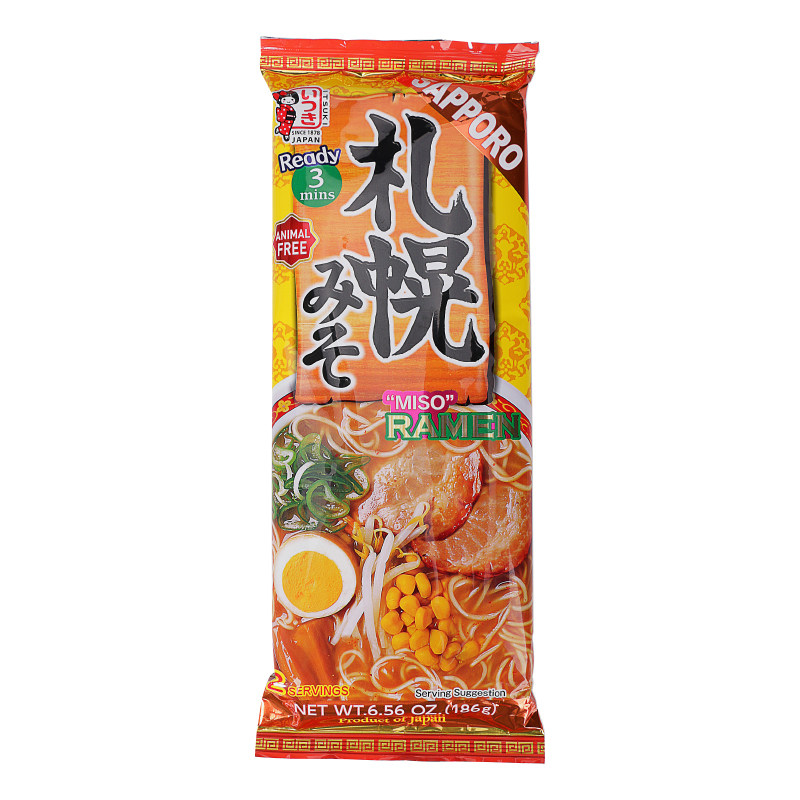 日本进口五木札幌味噌味速食拉面