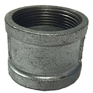 镀锌管古内丝直接管箍外接直通玛钢管件国标建支迈克燃气管道接头