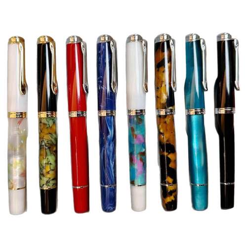 ADMOK简400活塞上墨施密特笔尖钢笔练字学生送礼办公文艺