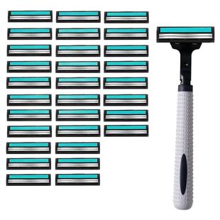 双层剃须刀手动刮胡刀刮毛刀女剃须刀片男士双层刀头不锈钢剃胡刀