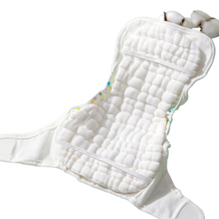 新生婴儿纱布尿布纯棉可洗尿戒子介训练裤男宝宝隔尿裤尿片尿布裤