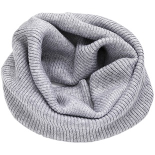 羊绒秋冬围脖男女保暖加厚羊毛线脖套假领颈椎护脖子针织套头围巾