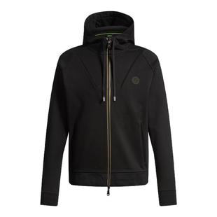 【运动卫衣】BOSS博斯 男士运动风常规版型棉混纺拉链连帽卫衣