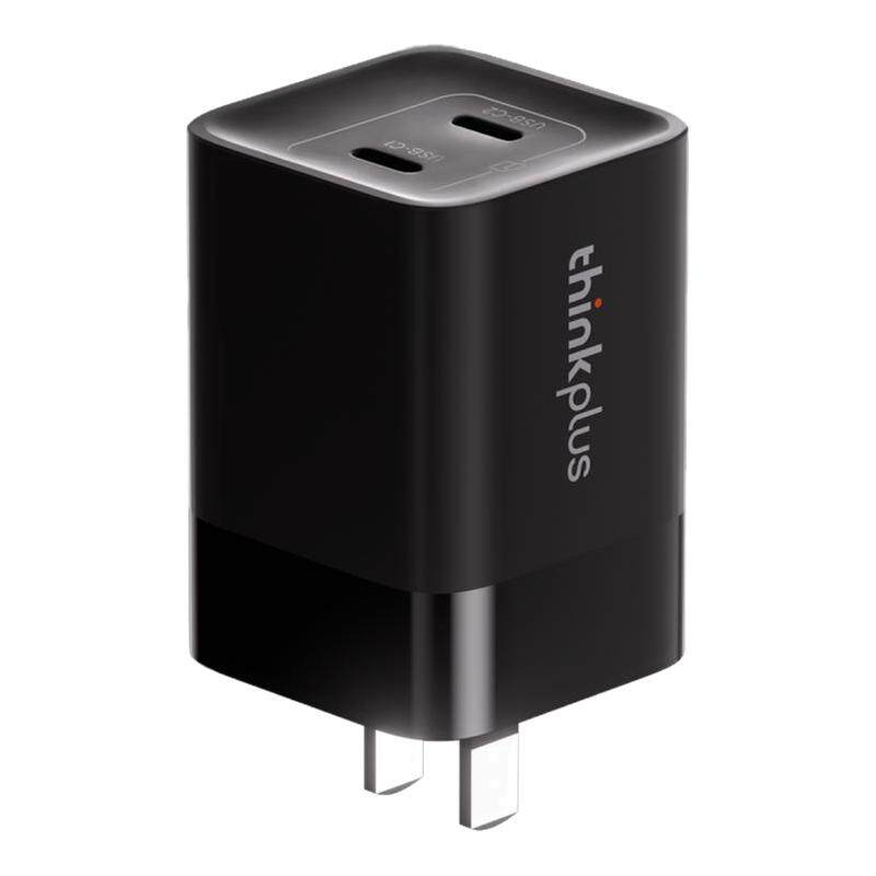 【支持苹果40W】联想ThinkPlus45W氮化镓适用苹果17充电器40W双口usbc手机iPhone17ProMax