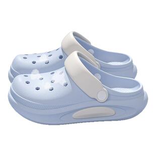 十一步手术室专用洞洞鞋女款夏季EVA防滑防臭厚底静音医护凉拖男