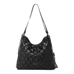 稻草人女士包包2025时尚菱格女包高级感单肩斜挎包名牌手提包正品