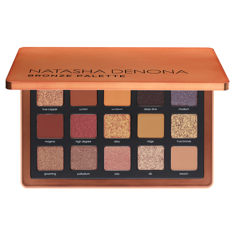 【七夕礼物】NATASHA DENONA古铜15色眼影盘夏季哑光亮片金属泰妆