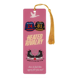 新款创意书签Heated Rivalry巅峰对决主题亚克力书签影视周边书夹