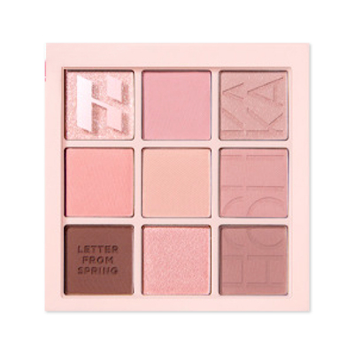 韩国holika眼影盘九色樱花盘细腻