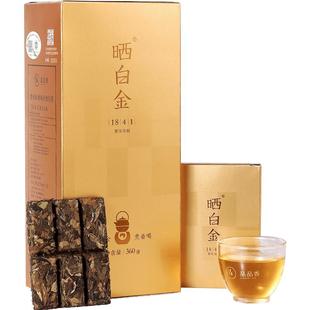 【爆款】品品香晒白金老白茶1841寿眉茶叶礼盒装360g送人福鼎白茶