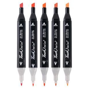 touchcolor黑色笔杆马克笔单支自选油性小学生正版补色134-273