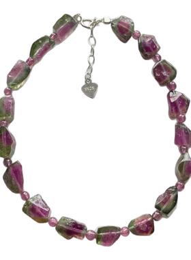 冰润糖心西瓜碧玺手链魅力之选