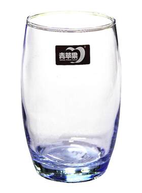青苹果玻璃杯酒杯白酒蓝色极光