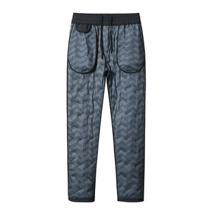 90鹅绒稻草人2025年冬季男士羽绒裤加厚保暖卫裤休闲运动长裤子男