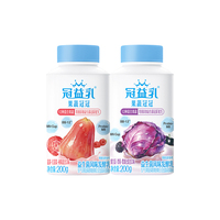 冠益乳果蔬冠冠酸奶莲雾树莓10瓶X200ml
