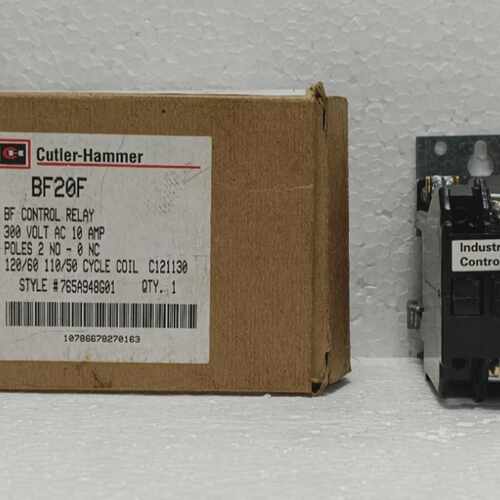 Cutler-Hammer BF20F Control Relay 2-Pole 110/120V 2NO New