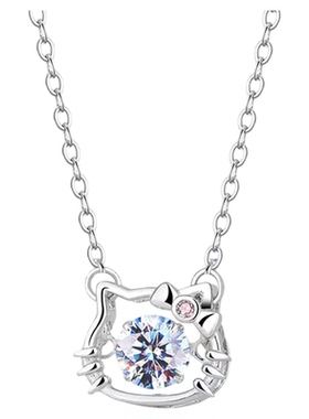 老凤祥925纯银灵动设计项链女新款小众足银锁骨链生日礼物送女友