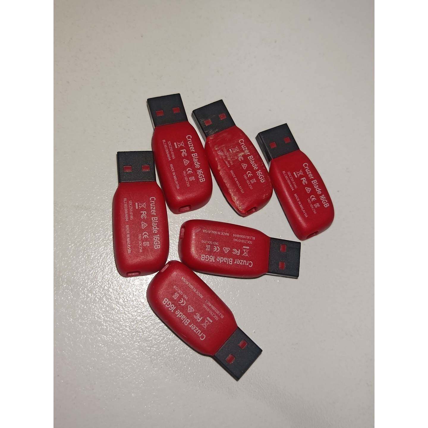 议价闪迪Cruzer Blade 16GB U盘,红色,USB2