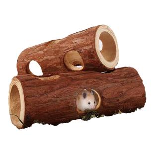 仓鼠笼玩具躲避窝屋解闷专用金丝熊笼子造景打洞隧道迷宫diy大全