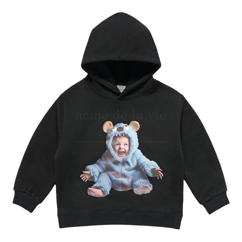 ADLV Kids 韩国潮牌秋季新款大中童连帽卫衣娃娃脸宽松上衣