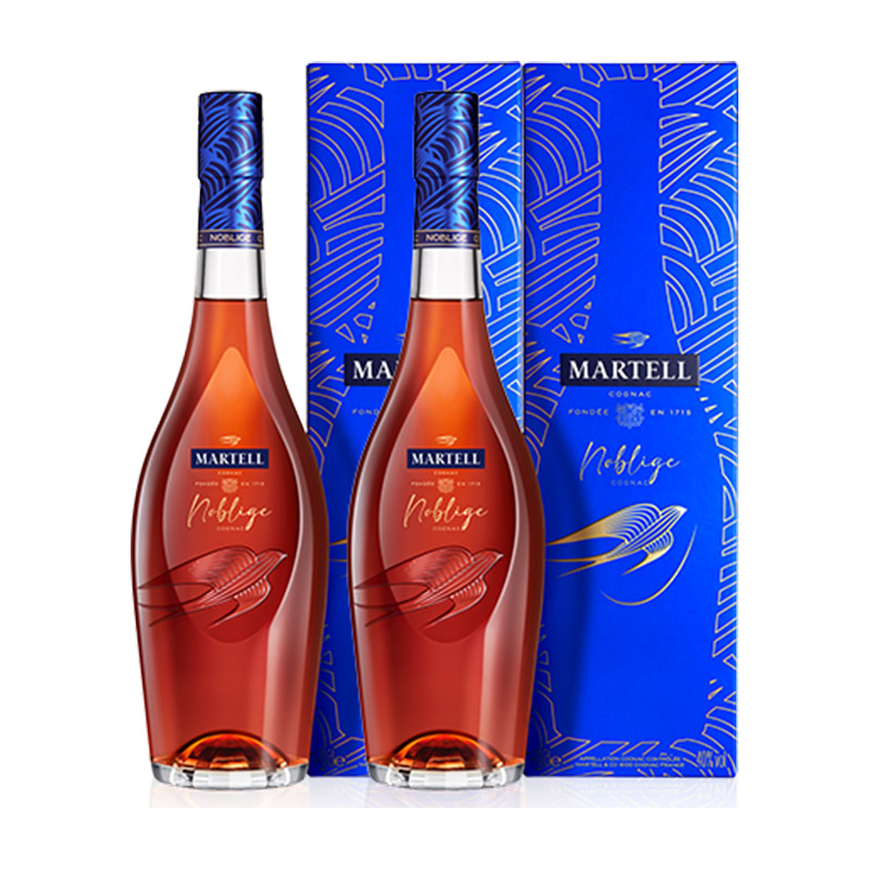 Martell马爹利名士VSOP+级干邑白兰地500ml*2名仕洋酒礼盒