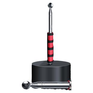 德力西不锈钢空鼓锤专业装修验房工具加厚加粗实心检测瓷砖墙面棒