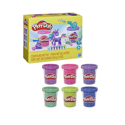 培乐多闪耀金属彩泥6色装色