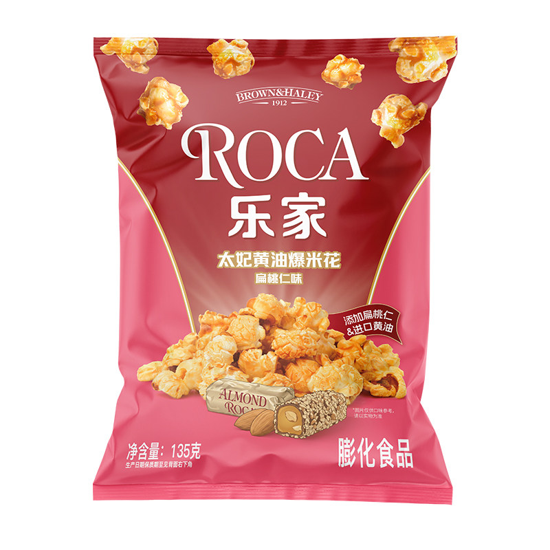 乐家扁桃仁太妃口味爆米花