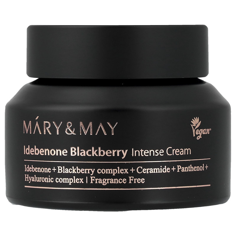 Mary & May,艾地苯醌黑莓紧雅霜,2.46 盎司(70 克)