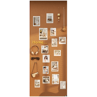 毛毡板照片墙客厅卧室墙面贴玄关置物自粘软木板羊毛毡DIY背景展示板拍立得留言板创意改造展示免打孔不伤墙