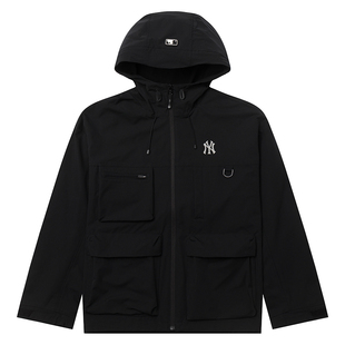 MLB男装女装梭织外套新款户外宽松运动服夹克3AWJB0554